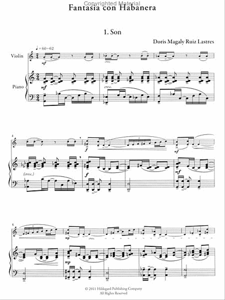 Fantasia Con Habanera Chamber Music scores gallery preview page 2