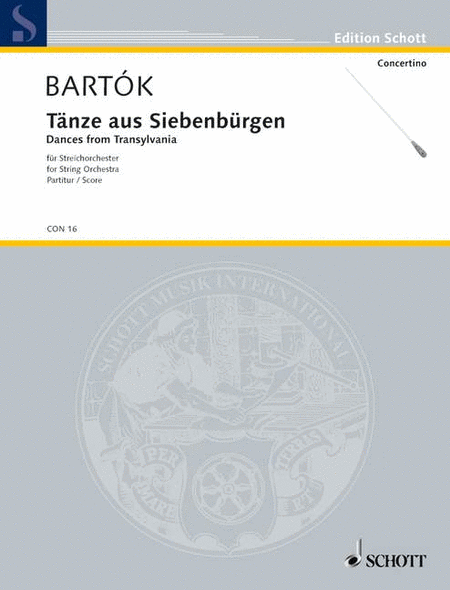 Bartok B Taenze Aus Siebenbuergen (ep)