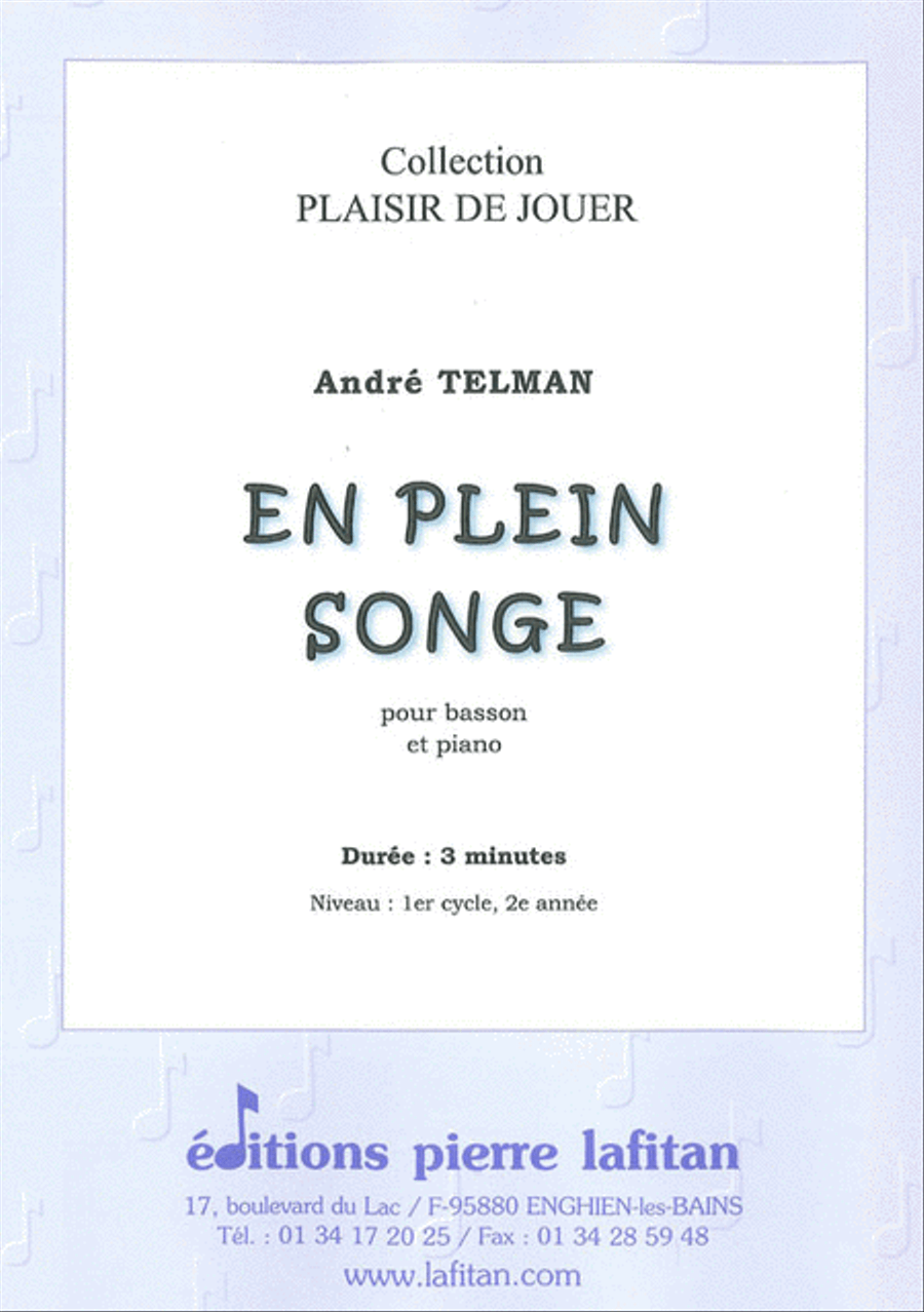 En Plein Songe Bassoon Solo scores gallery preview page 1