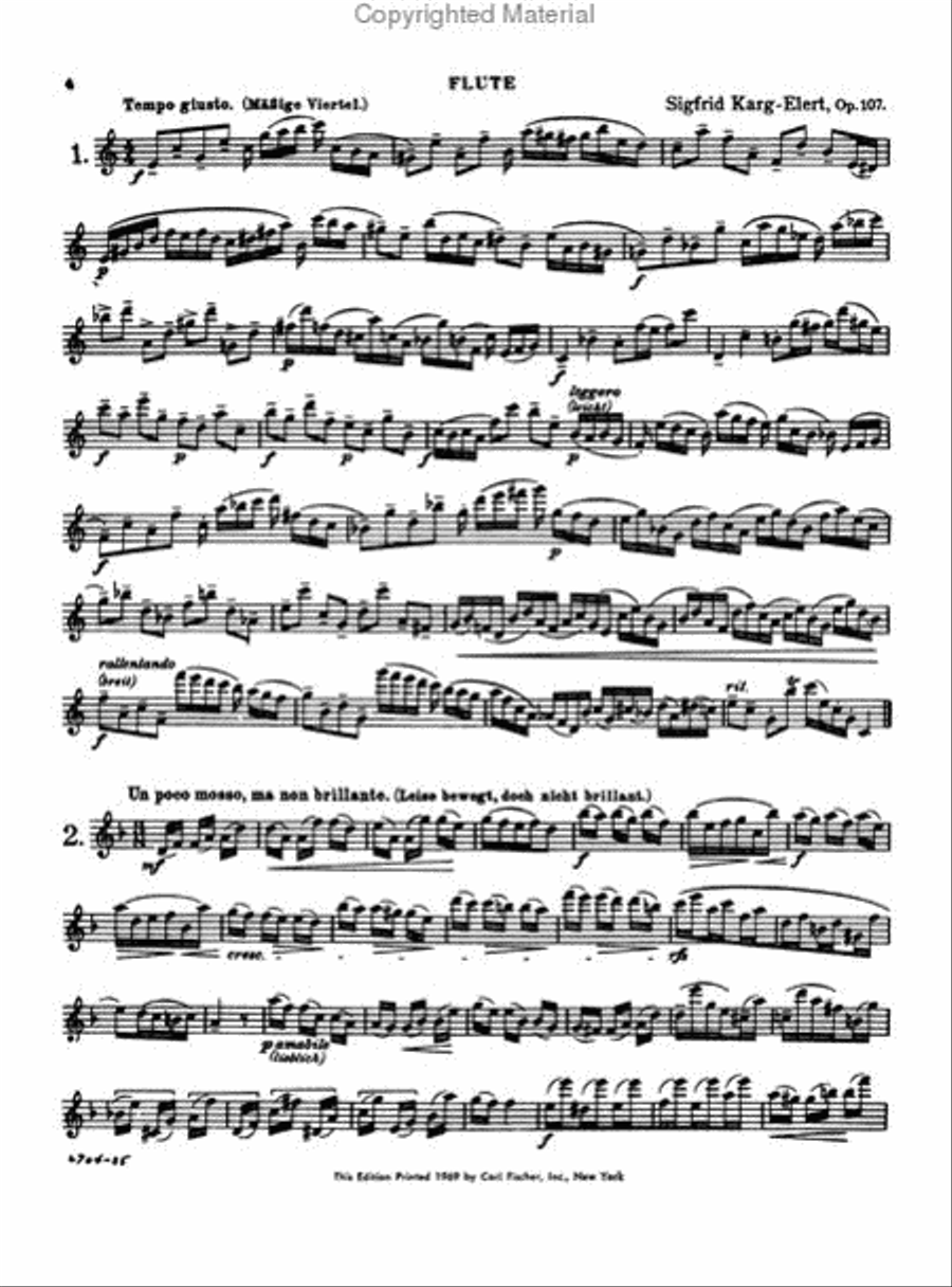 30 Caprices for Flute Flute scores gallery preview page 2