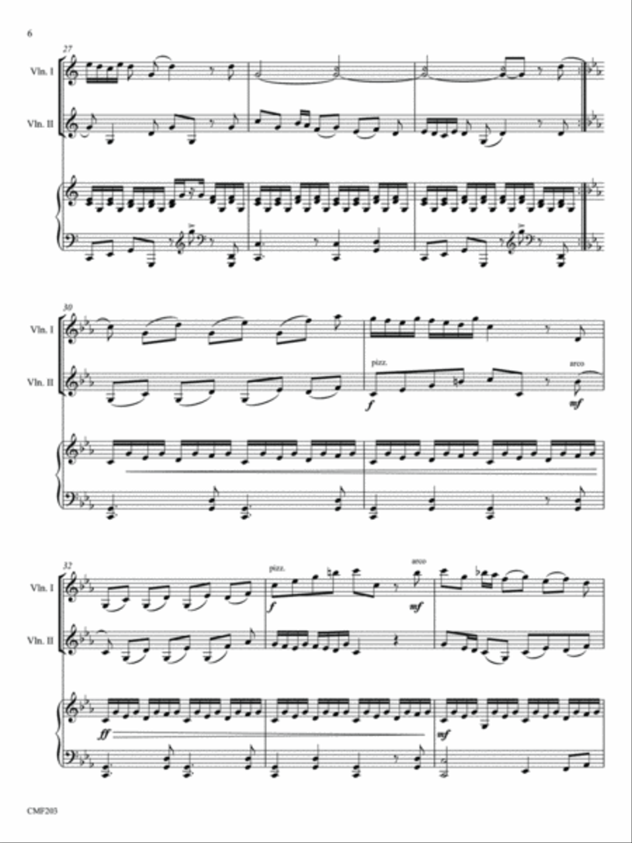 Five Serenades Five Serenades Violin scores gallery preview page 6