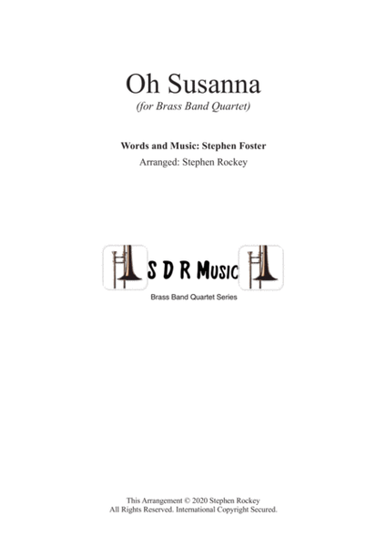 Oh Susanna for Brass Band Quartet image number null