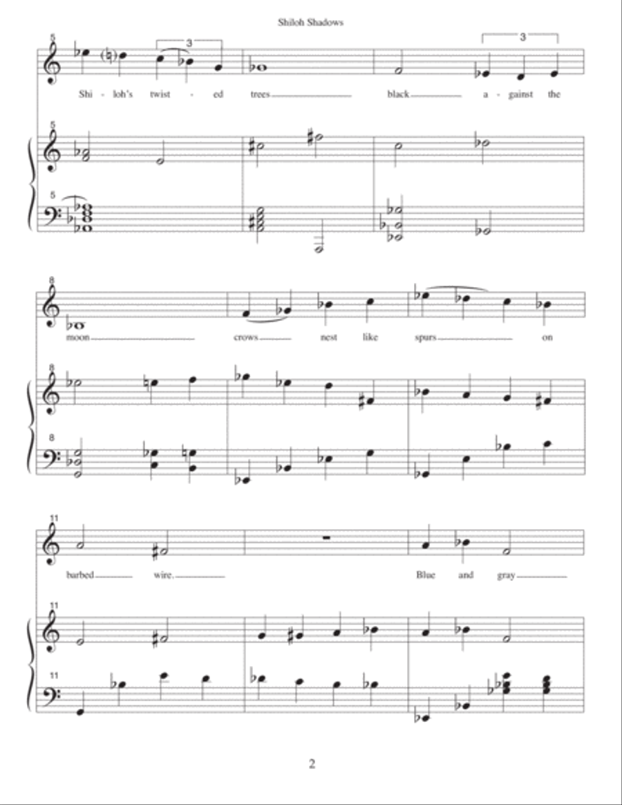 Shiloh Shadows High Voice scores gallery preview page 2