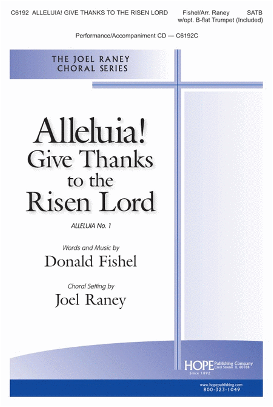 Alleluia! Give Thanks to the Risen Lord 4-Part scores gallery preview page 1