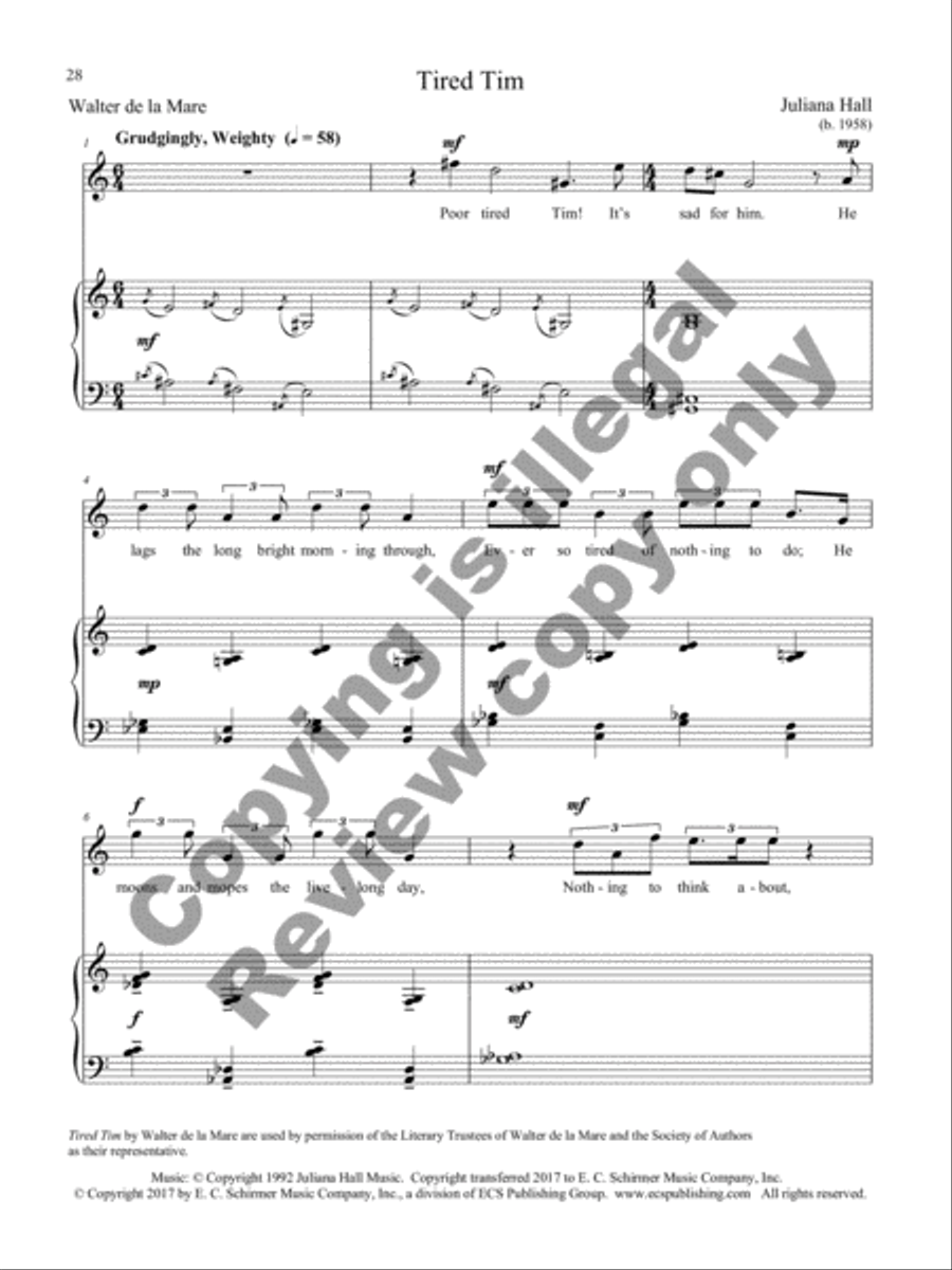 Peacock Pie Peacock Pie Tenor Voice scores gallery preview page 13
