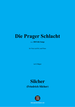 Silcher-Die Prager Schlacht,for Voice(ad lib.) and Piano