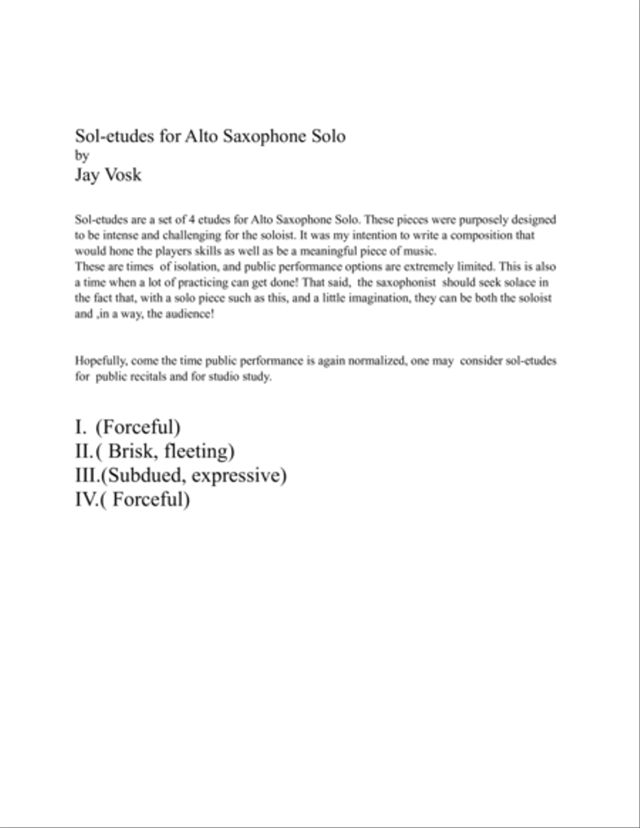 Sol-etudes Alto Saxophone scores gallery preview page 2