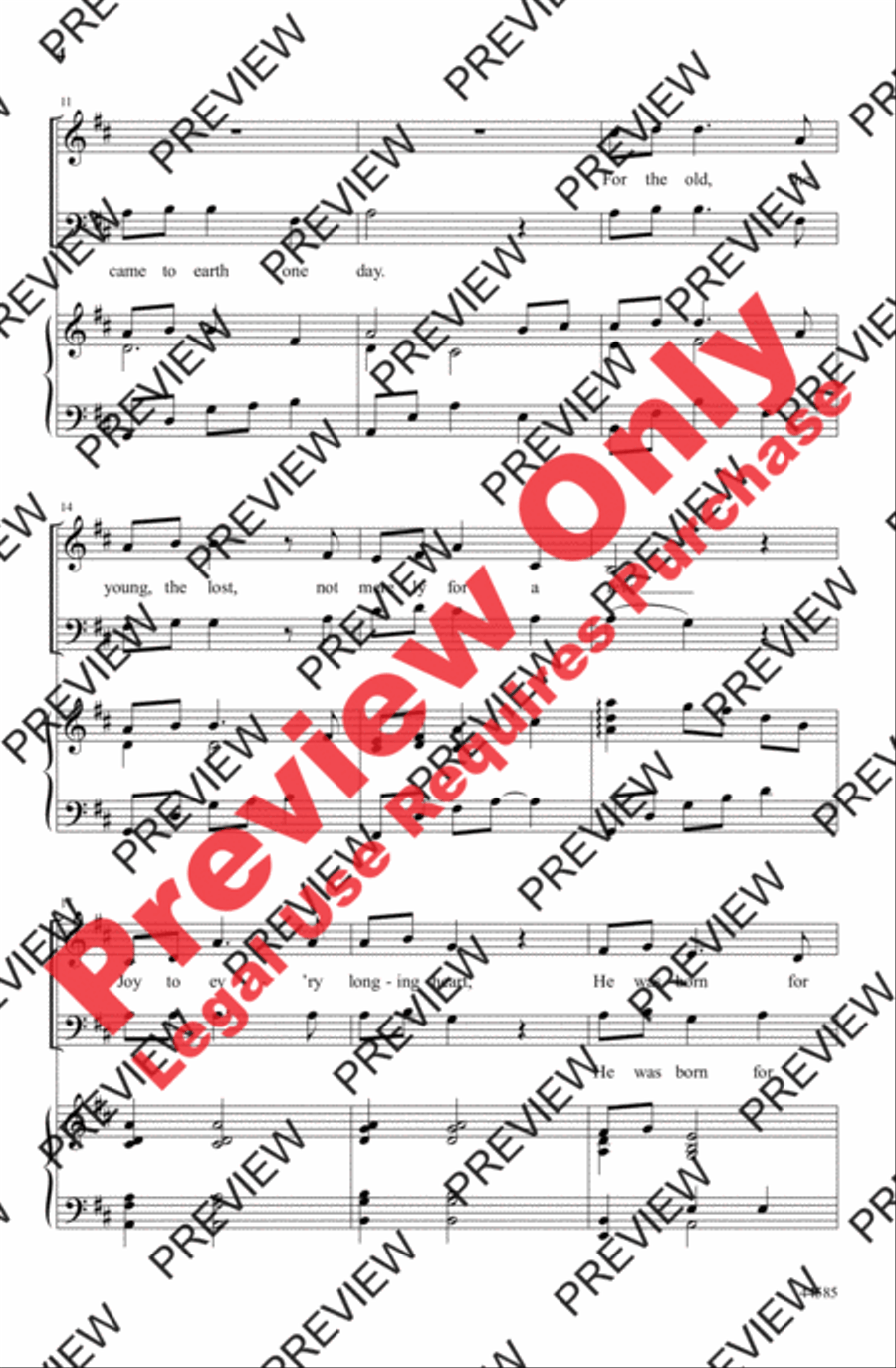 Child of Peace, Child of Hope 4-Part scores gallery preview page 4