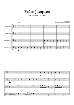 Frère Jacques (Bassoon Quartet)