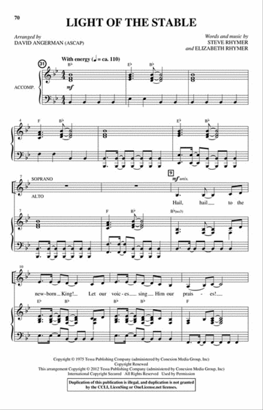 All Is Well Choir scores gallery preview page 7