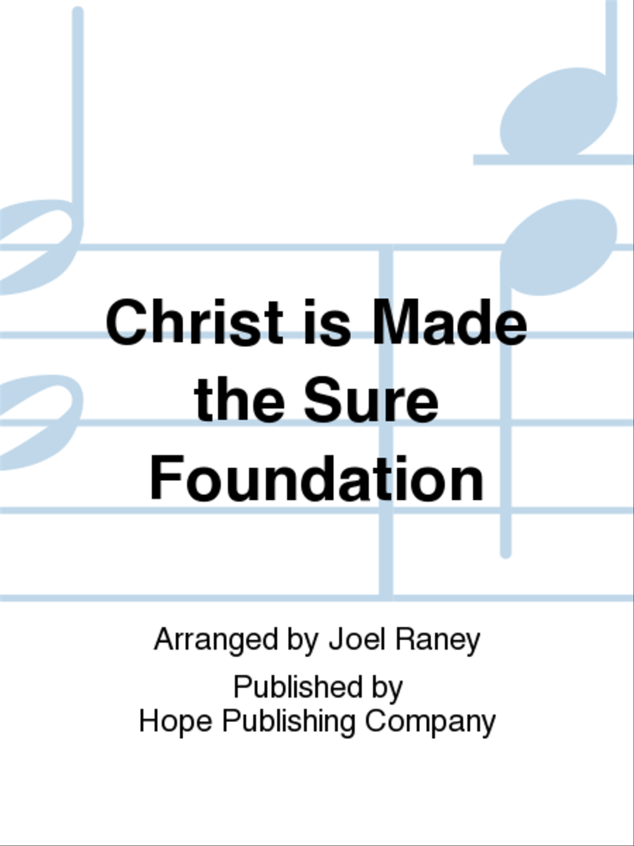 Christ Is Made the Sure Foundation Choir scores gallery preview page 1