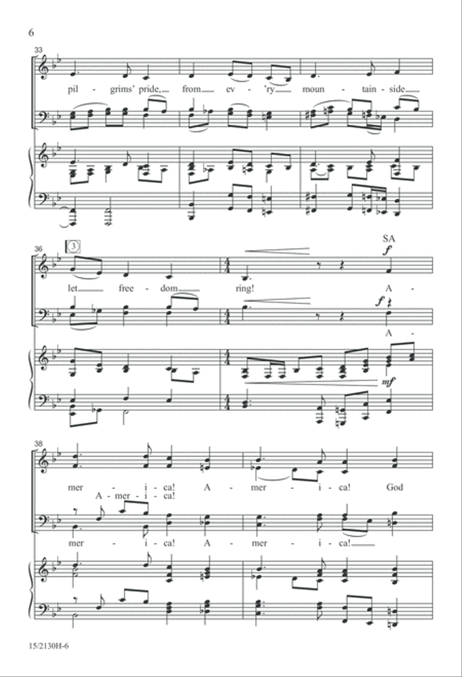 An American Tribute 4-Part scores gallery preview page 6