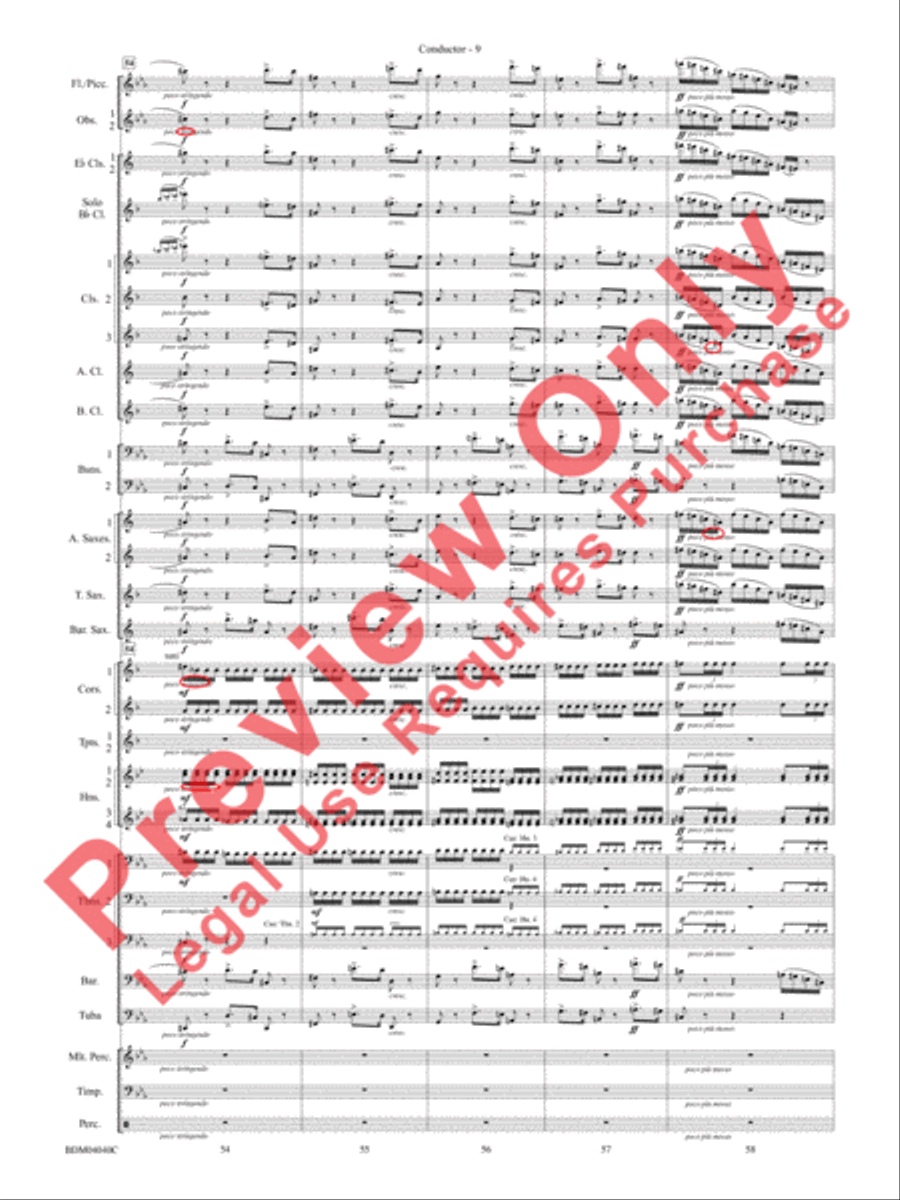 Overture 1812 Overture 1812 Concert Band scores gallery preview page 10