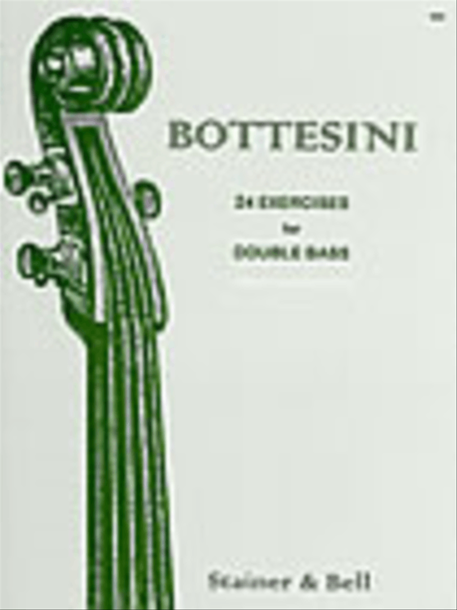 Twenty-four Exercises for Solo Bass Double Bass scores gallery preview page 1
