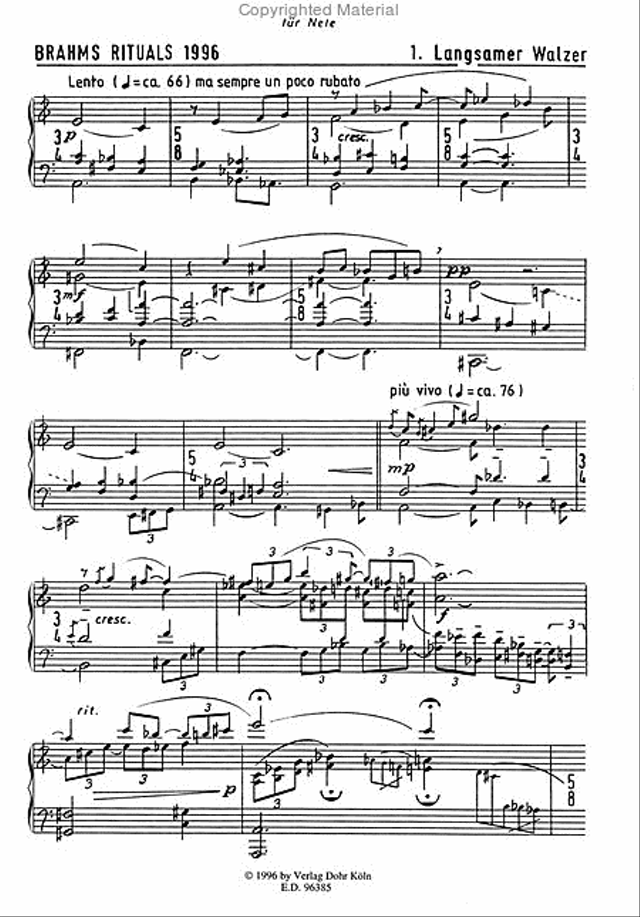 Piano Rituals Nr. 4 