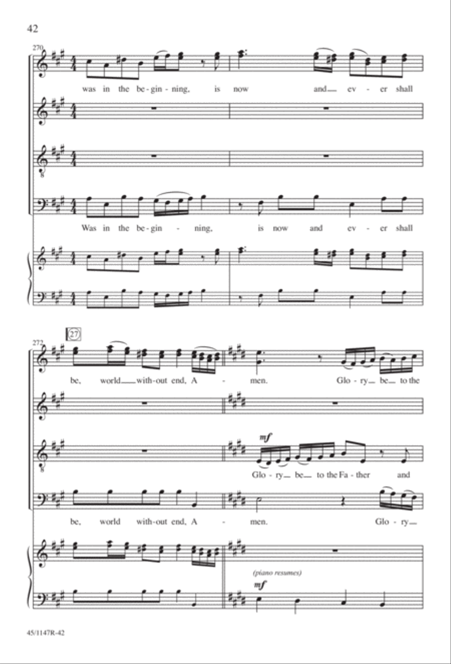 Magnificat Magnificat Divisi scores gallery preview page 43