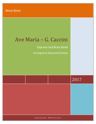 Ave Maria (Giulio Caccini) - Soprano and Brass Band