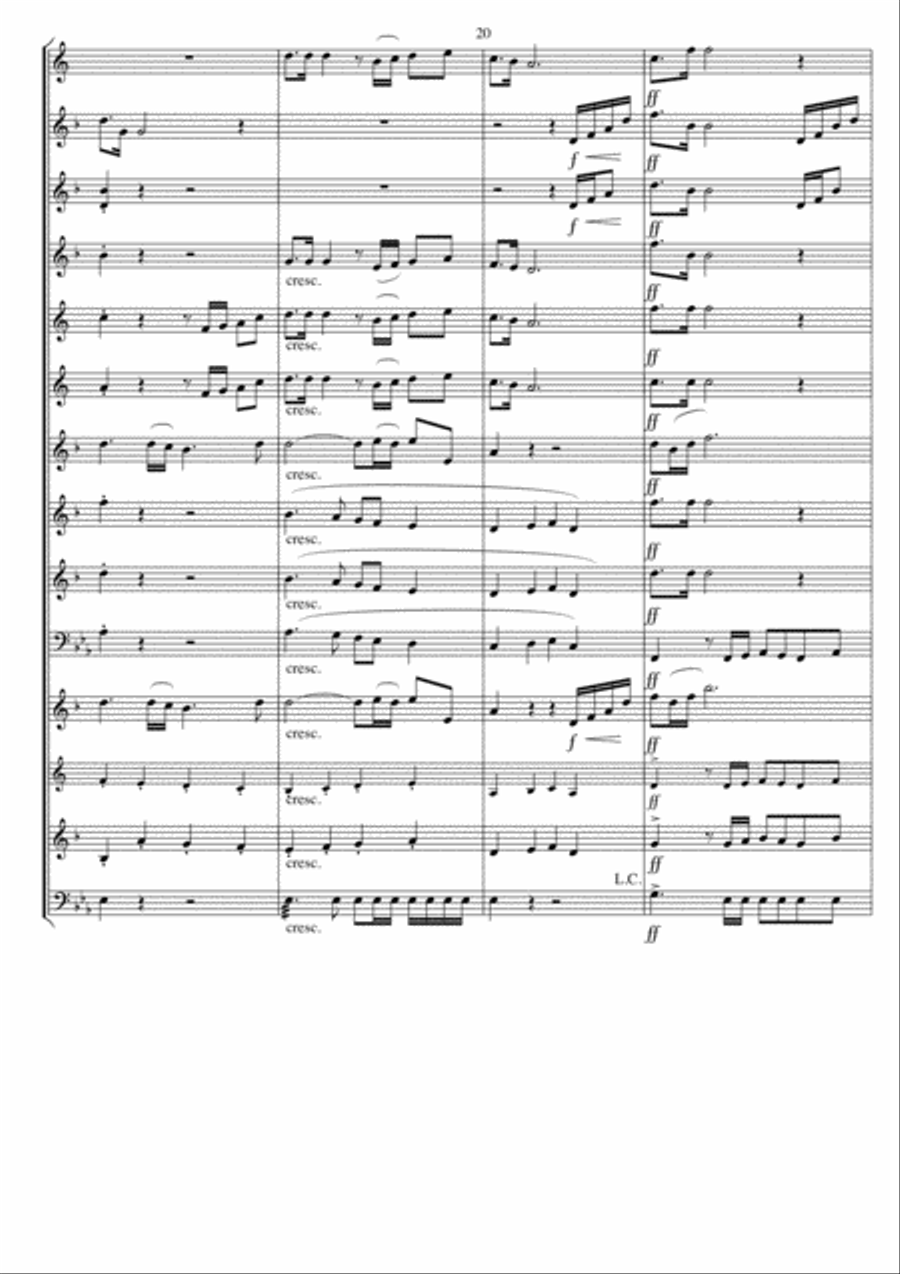 March Prelude - 'On this Day' for Brass Band by David Catherwood Brass Band scores gallery preview page 5