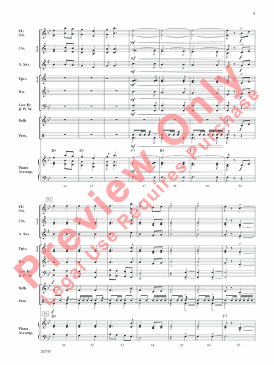 Marching Marines Concert Band scores gallery preview page 6