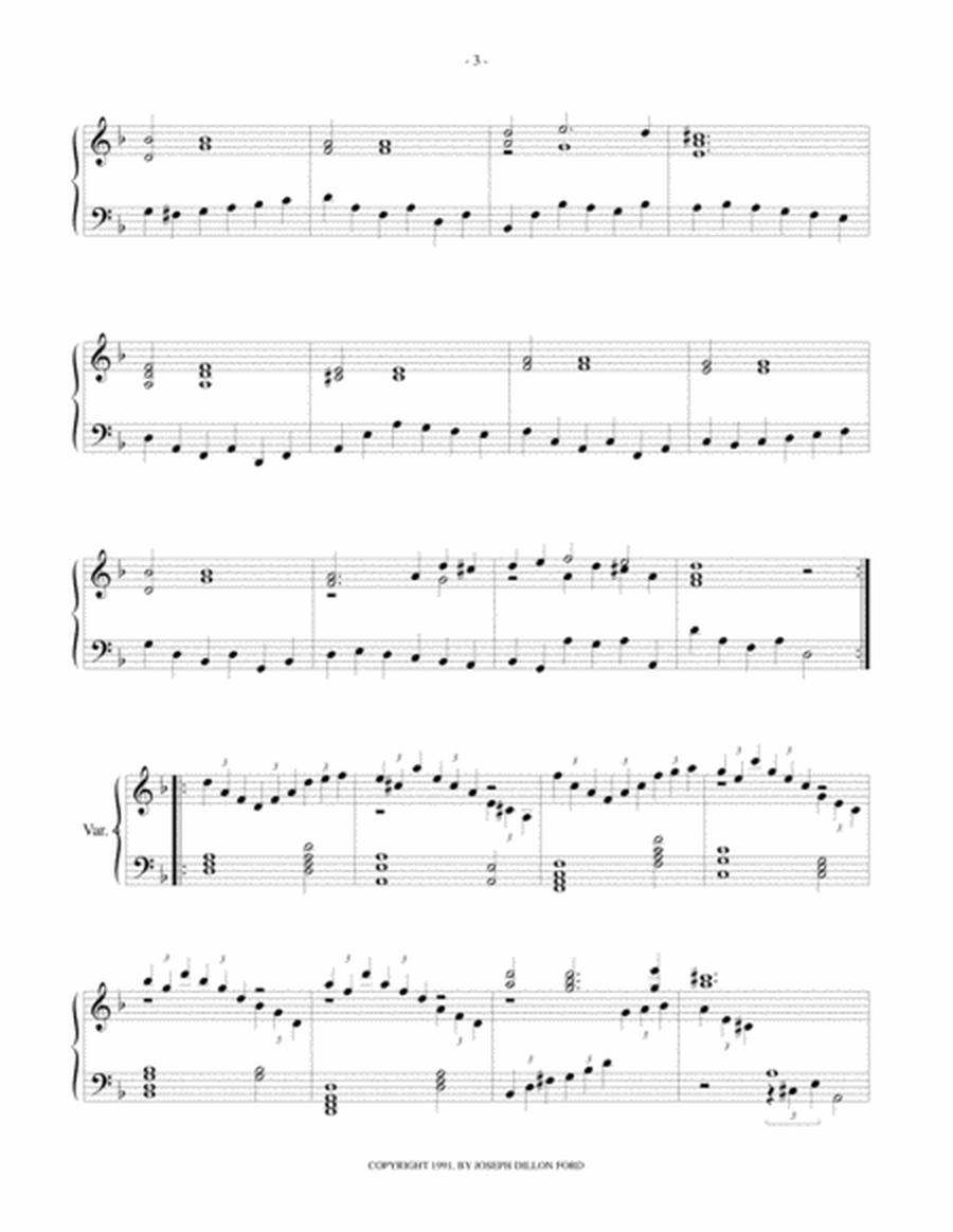Variationen über ein Thema von Georg Friedrich Händel für das Cembalo (Variations on a Theme by G image number null