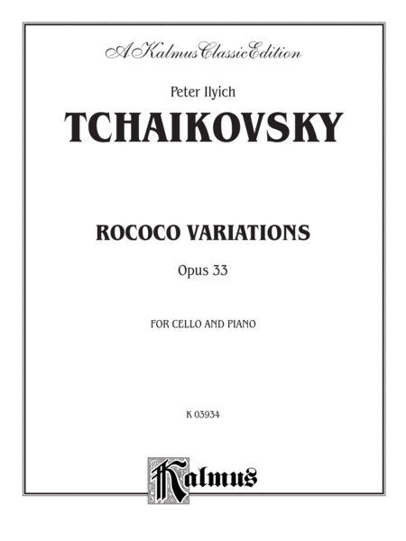 Rococo Variations, Op. 33