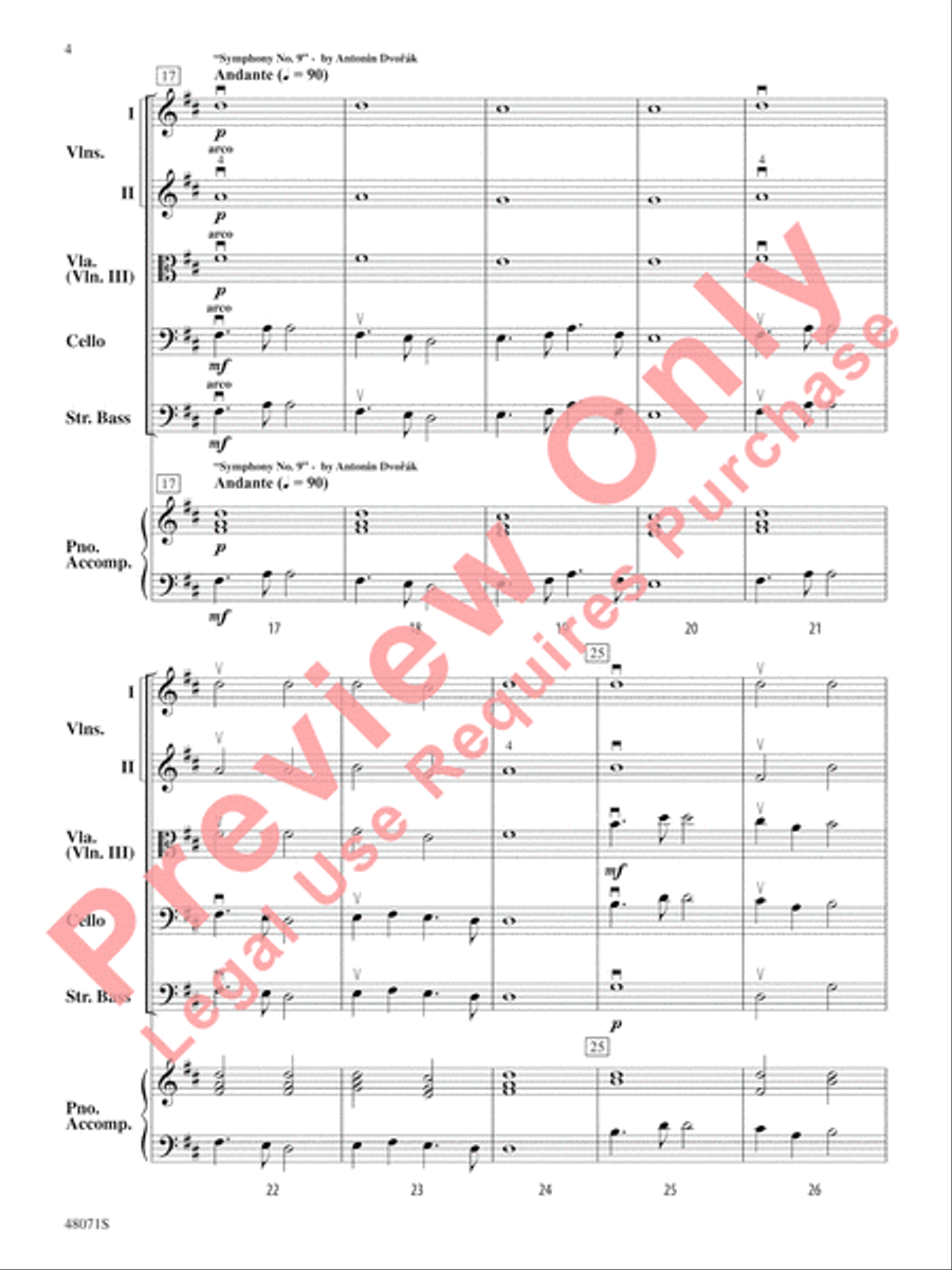 Bottom of the Ninths String Orchestra scores gallery preview page 5
