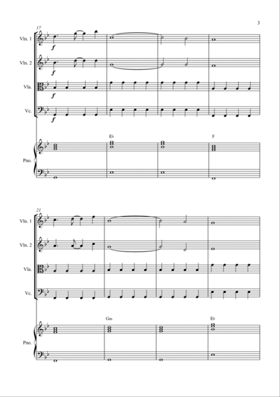 Now We Are Free Now We Are Free String Quartet scores gallery preview page 3