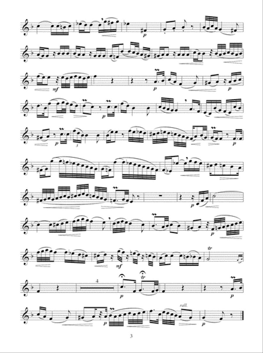 Solo Pieces for the Advanced Descant/Soprano Recorder Soprano Recorder scores gallery preview page 4