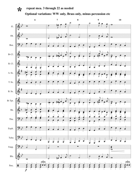 Pomp and Circumstance for Concert Band and or Strings in Bb image number null