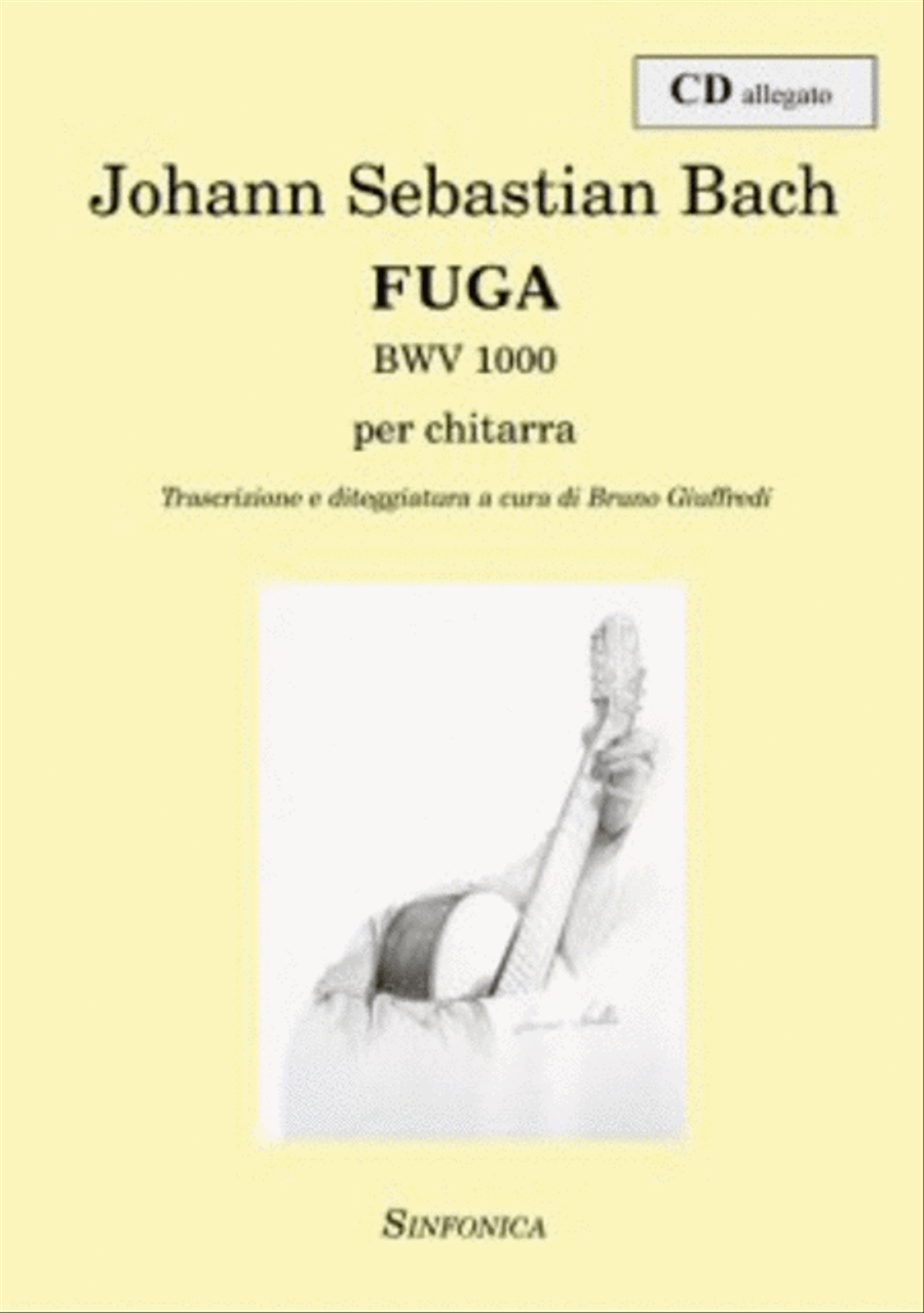 Fuga BWV 100 Fuga BWV 100 Classical Guitar scores gallery preview page 1