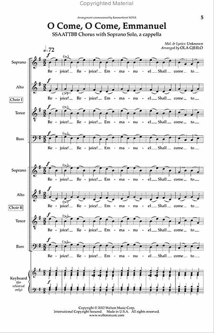 Christmas Carols, Volume 1 SSAATTBB scores gallery preview page 2