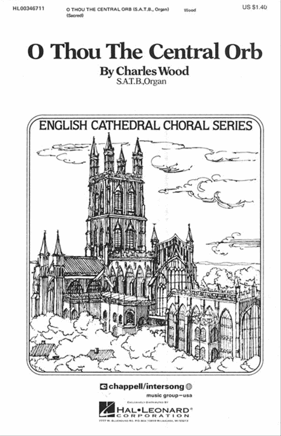 O Thou the Central Orb 4-Part scores gallery preview page 1