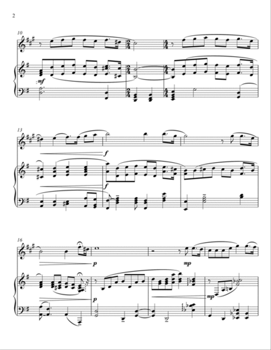 Giacomo Puccini - Nessun Dorma - Turandot (Trumpet Solo) Trumpet Duet scores gallery preview page 2