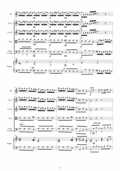 Vivaldi - Oboe Concerto in C major RV 451 for Oboe, Strings and Harpsichord image number null