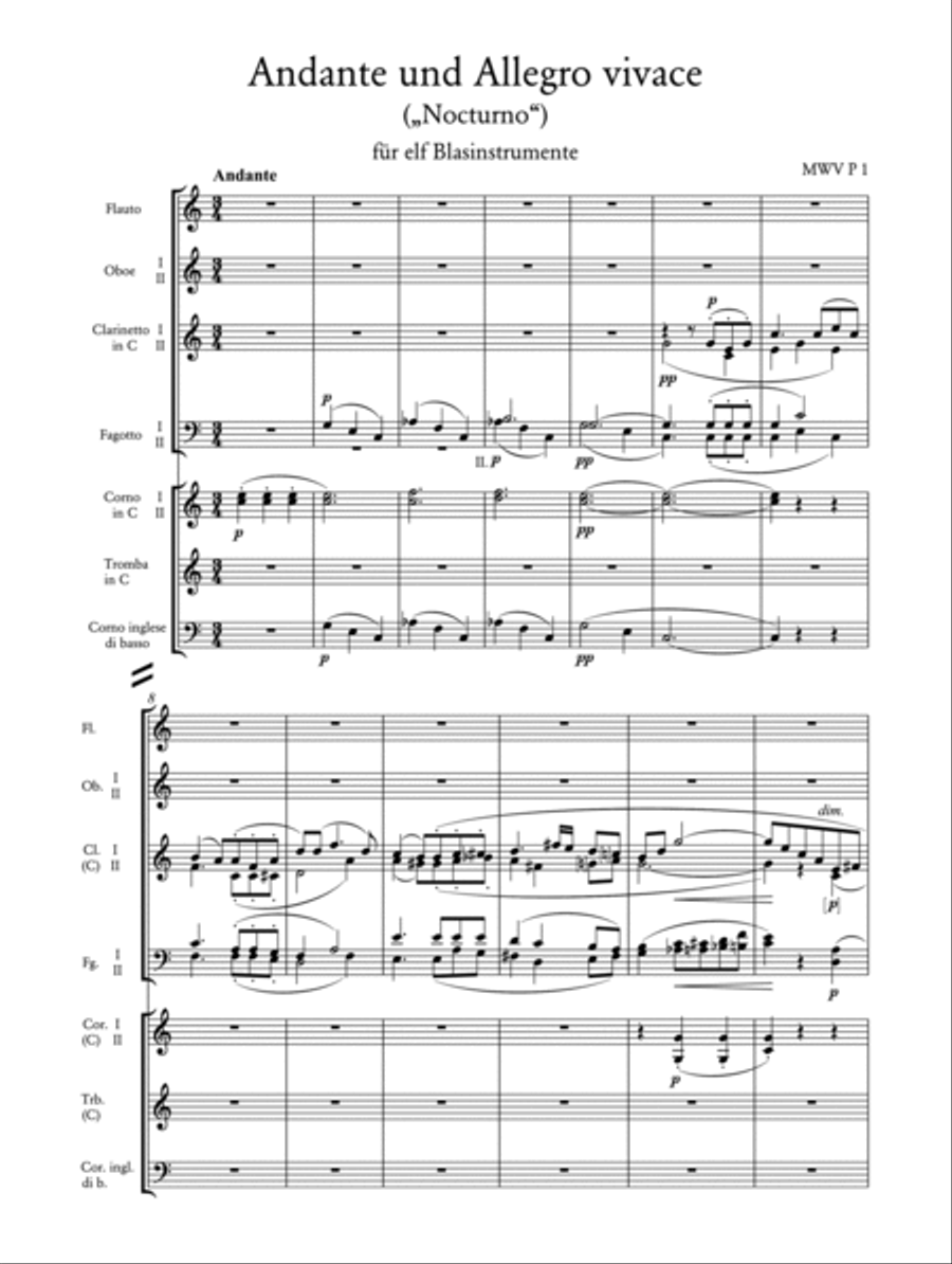 Leipzig Edition of the Works of Felix Mendelssohn Bartholdy School and Community scores gallery preview page 2