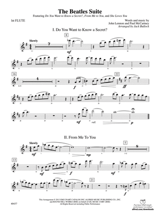 Book cover for The Beatles Suite: Flute