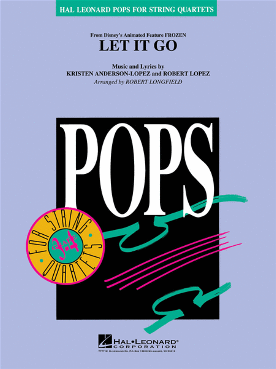 Let It Go String Quartet scores gallery preview page 1