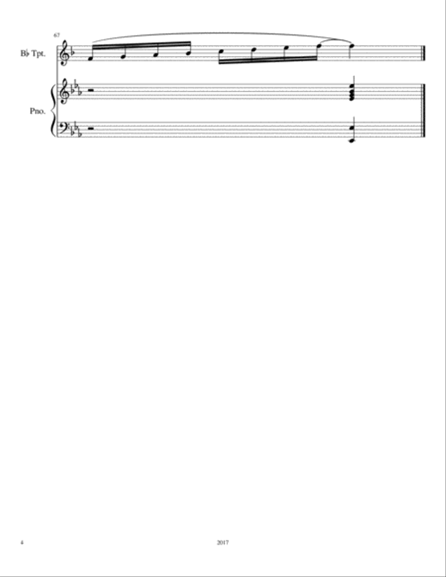 Trumpet Waltz Trumpet Waltz Trumpet Solo scores gallery preview page 4