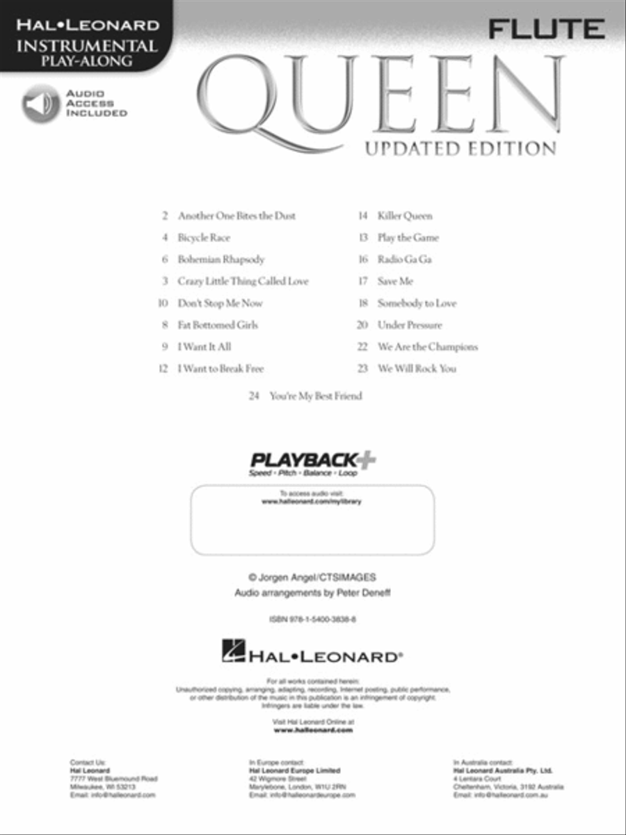 Queen – Updated Edition Flute Solo scores gallery preview page 2