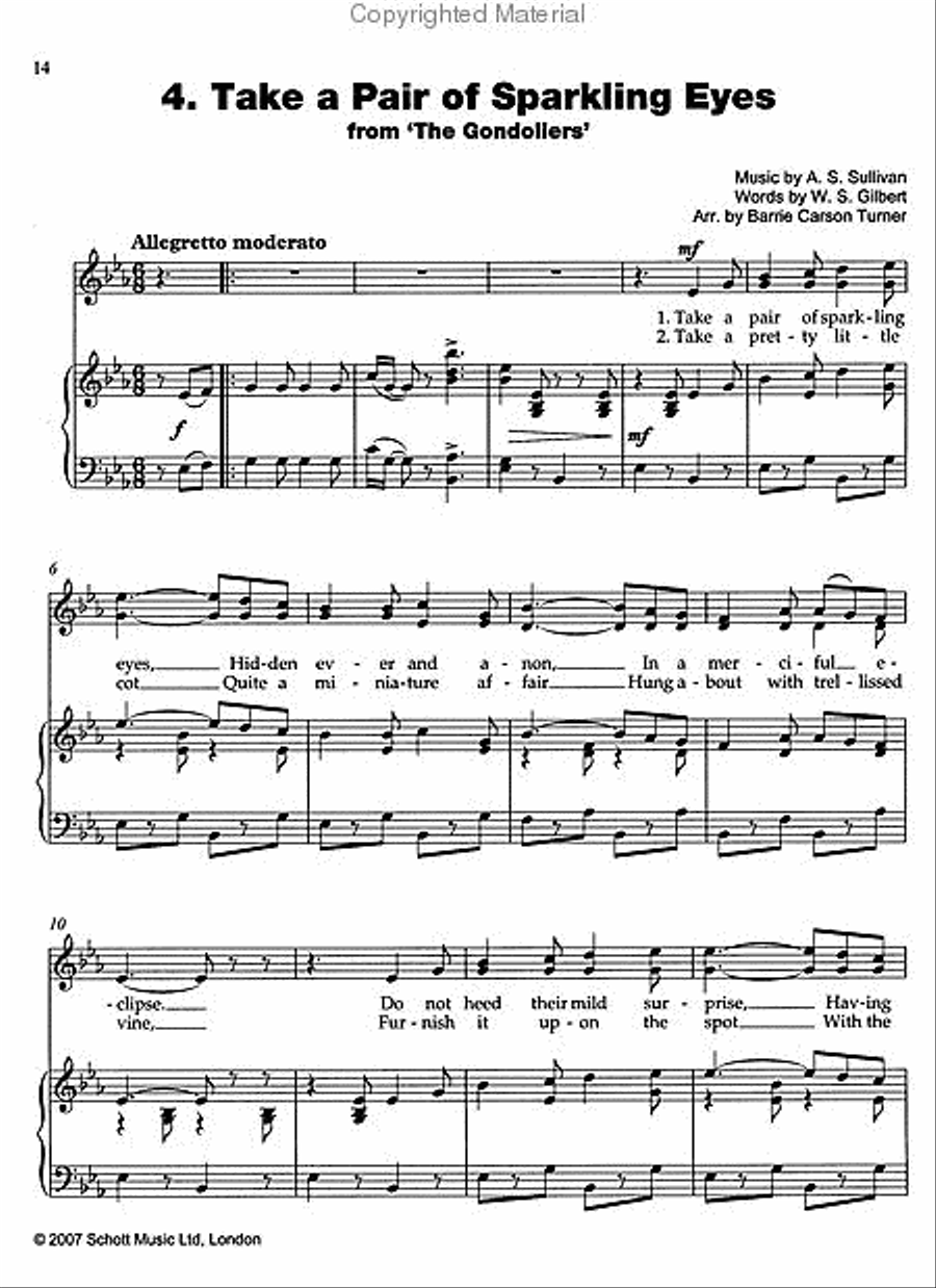 Best of Gilbert and Sullivan Voice scores gallery preview page 3