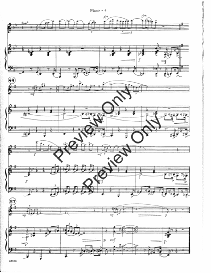 Pink Panther, The Pink Panther, The Flute Solo scores gallery preview page 5