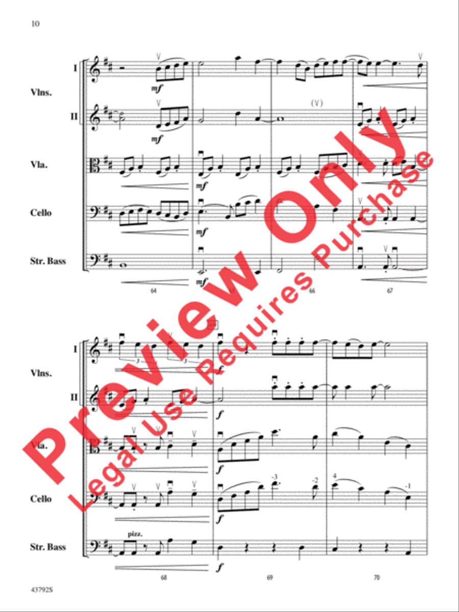 I Don't Want to Miss a Thing String Orchestra scores gallery preview page 29