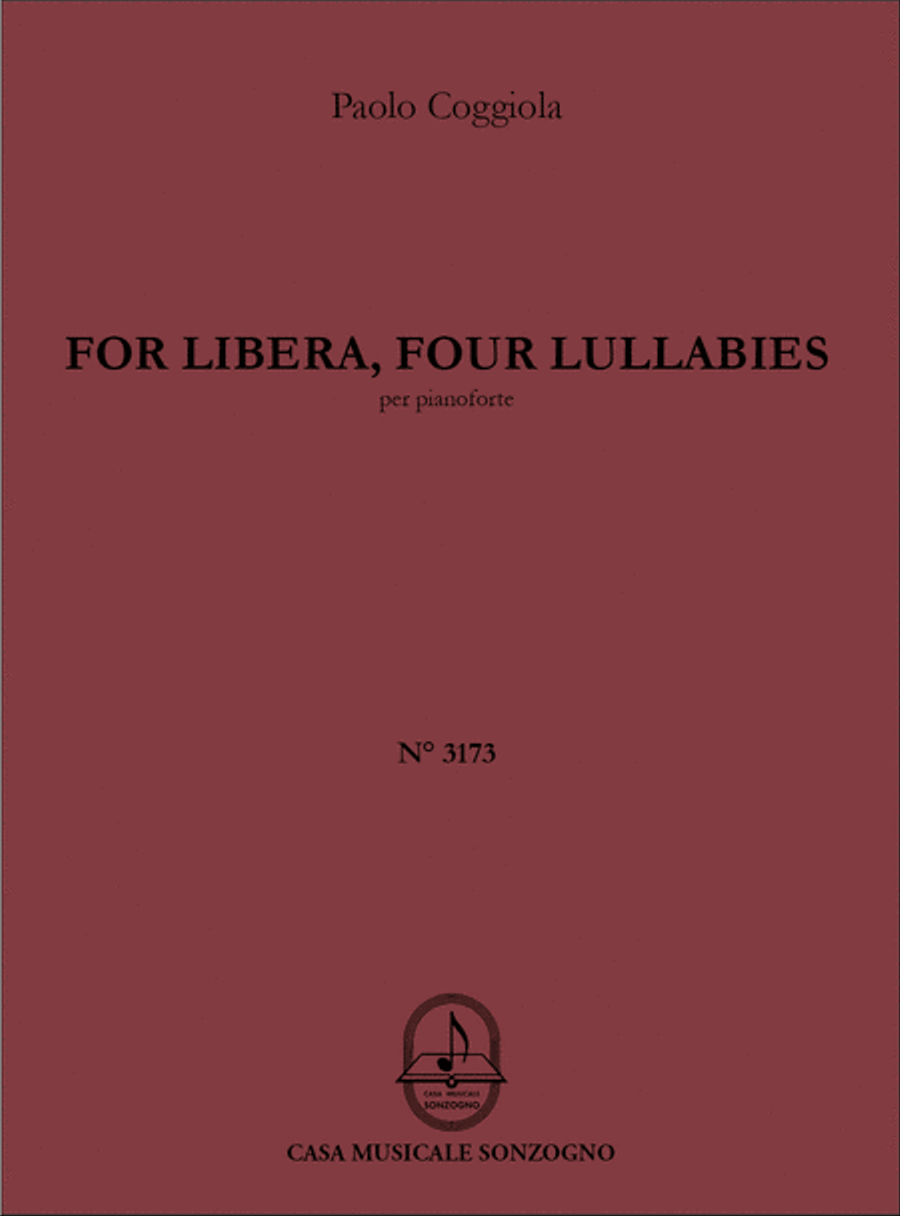 For Libera, four lullabies Piano Solo scores gallery preview page 1
