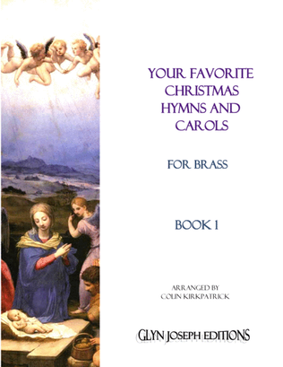 Book cover for Your Favorite Christmas Hymns and Carols for Brass, Book 1