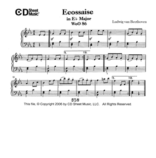 Ecossaise In E-flat Major, Woo 86