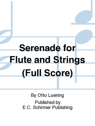 Serenade for Flute and Strings (Additional Full Score)