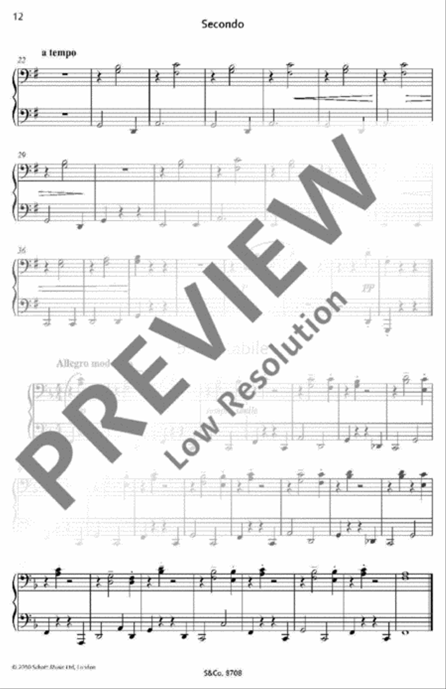 Just for Two Easy Piano scores gallery preview page 10