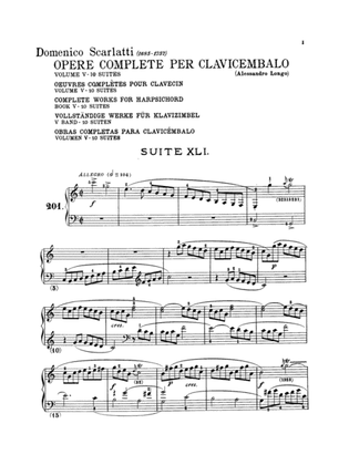 Book cover for Scarlatti: The Complete Works, Volume V