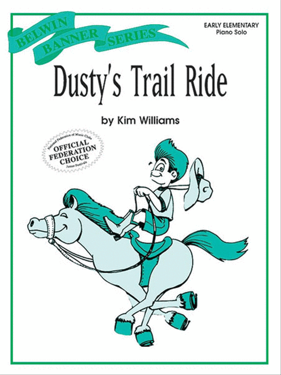 Dusty's Trail Ride Easy Piano scores gallery preview page 1