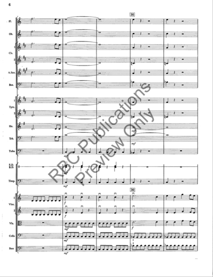 Finale From Symphony #5 (Score) Full Orchestra scores gallery preview page 9
